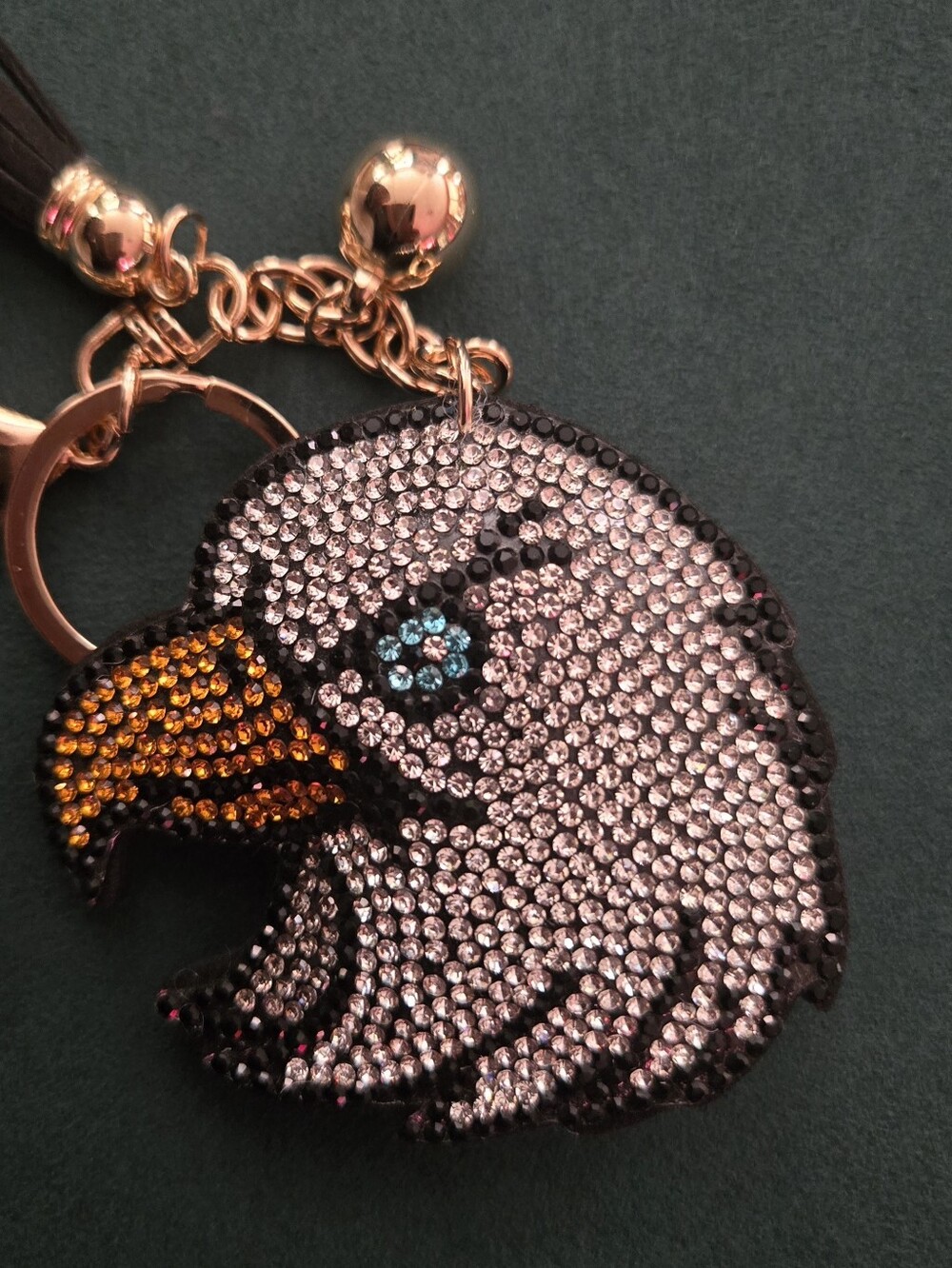 Crystal 🦅 Eagle Head Bag Charm /Keychain🦅 NWT